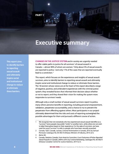 We are here executive summary