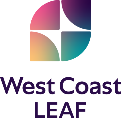 New secondary West Coast LEAF logo, with the four "leaves" a gradient of the colors. 